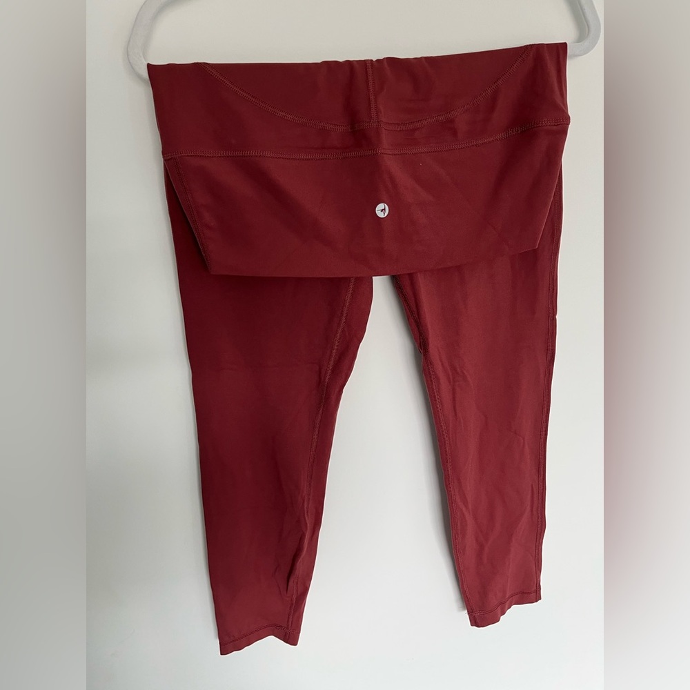 90 Degree By Reflex Leggings- Rust